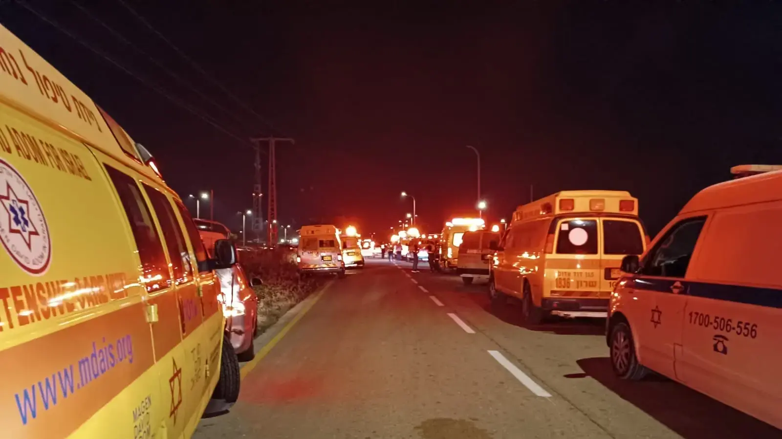 כוחות רבים באירוע פגיעת כטב"ם ליד בנימינה, 13 באוקטובר 2024 כוחות רבים באירוע פגיעת כטב"ם ליד בנימינה, 13 באוקטובר 2024