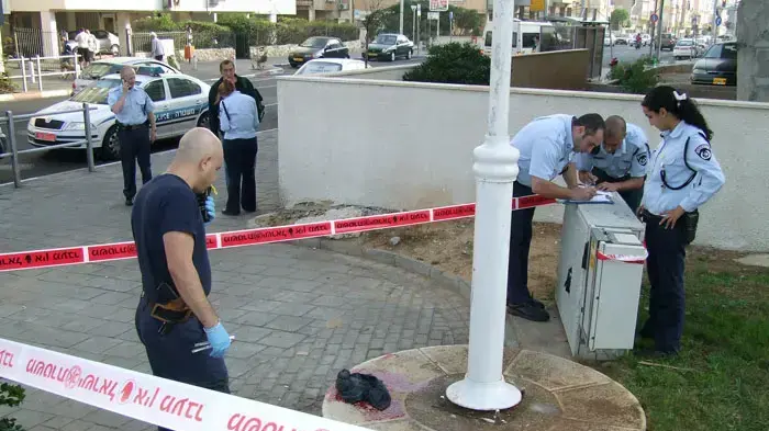 זירת דקירה בבת ים זירת דקירה בבת ים