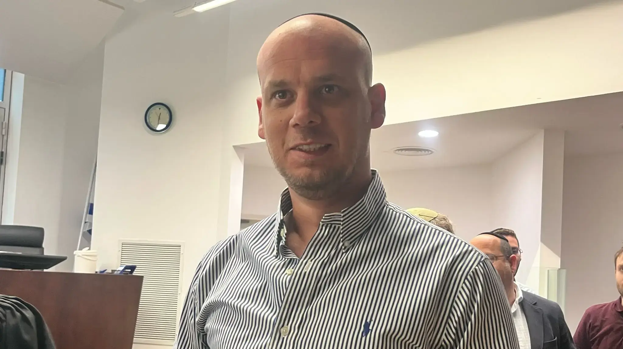 אלי פלדשטיין, דיון בפרשת המסמכים המסווגים, בית המשפט המחוזי בתל אביב, 29 באפריל 2025 אלי פלדשטיין, דיון בפרשת המסמכים המסווגים, בית המשפט המחוזי בתל אביב, 29 באפריל 2025