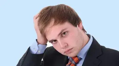 איש עסקים נבוך איש עסקים נבוך