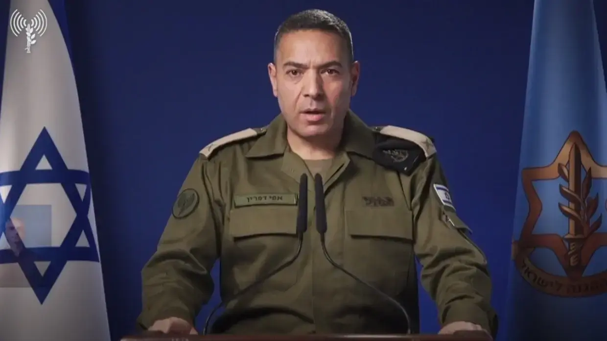 דובר צה"ל תא"ל אפי דפרין, 23 ביוני 2025 דובר צה"ל תא"ל אפי דפרין, 23 ביוני 2025