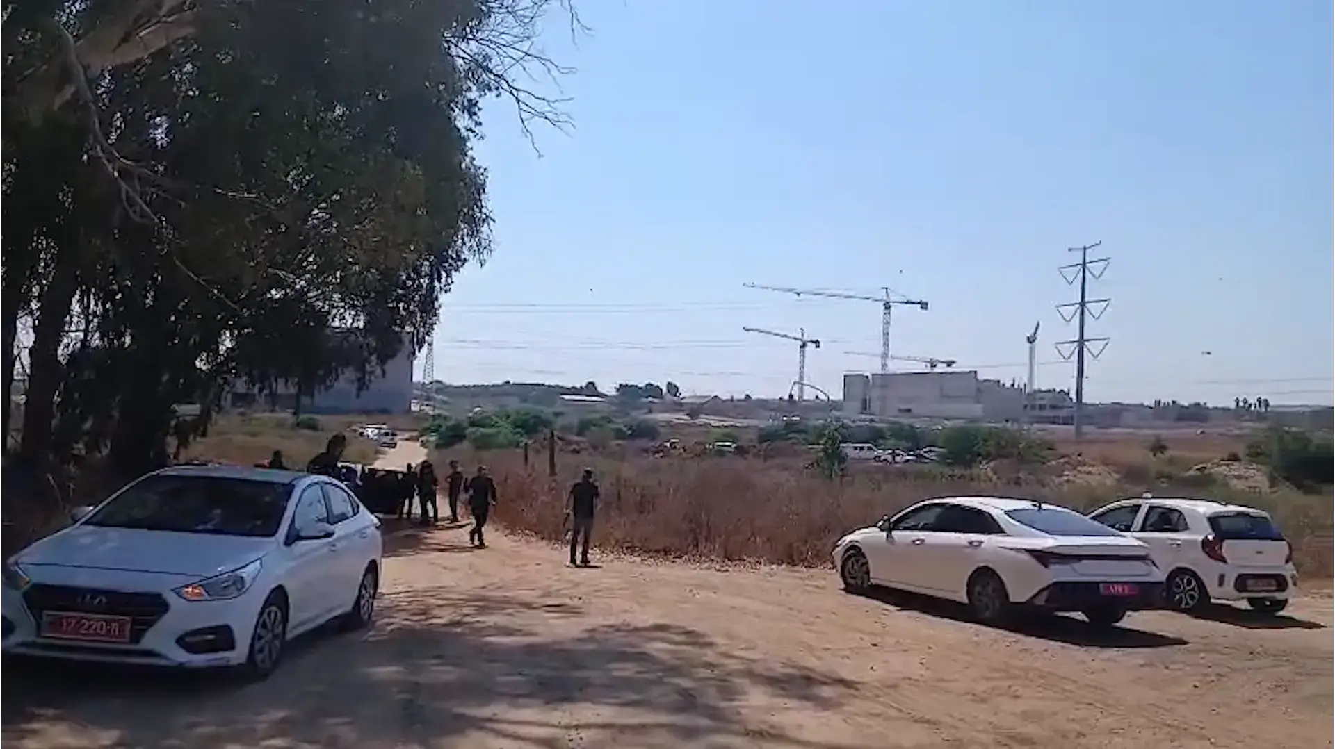 זירת פיגוע דריסה בכביש 57 בכניסה לכפר יונה זירת פיגוע דריסה בכביש 57 בכניסה לכפר יונה