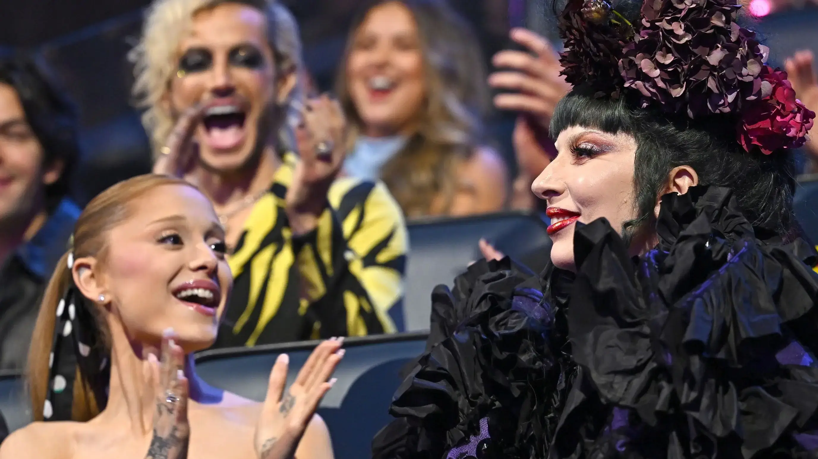 אריאנה גרנדה, ליידי גאגא, טקס ה-VMA של MTV 2025 אריאנה גרנדה, ליידי גאגא, טקס ה-VMA של MTV 2025