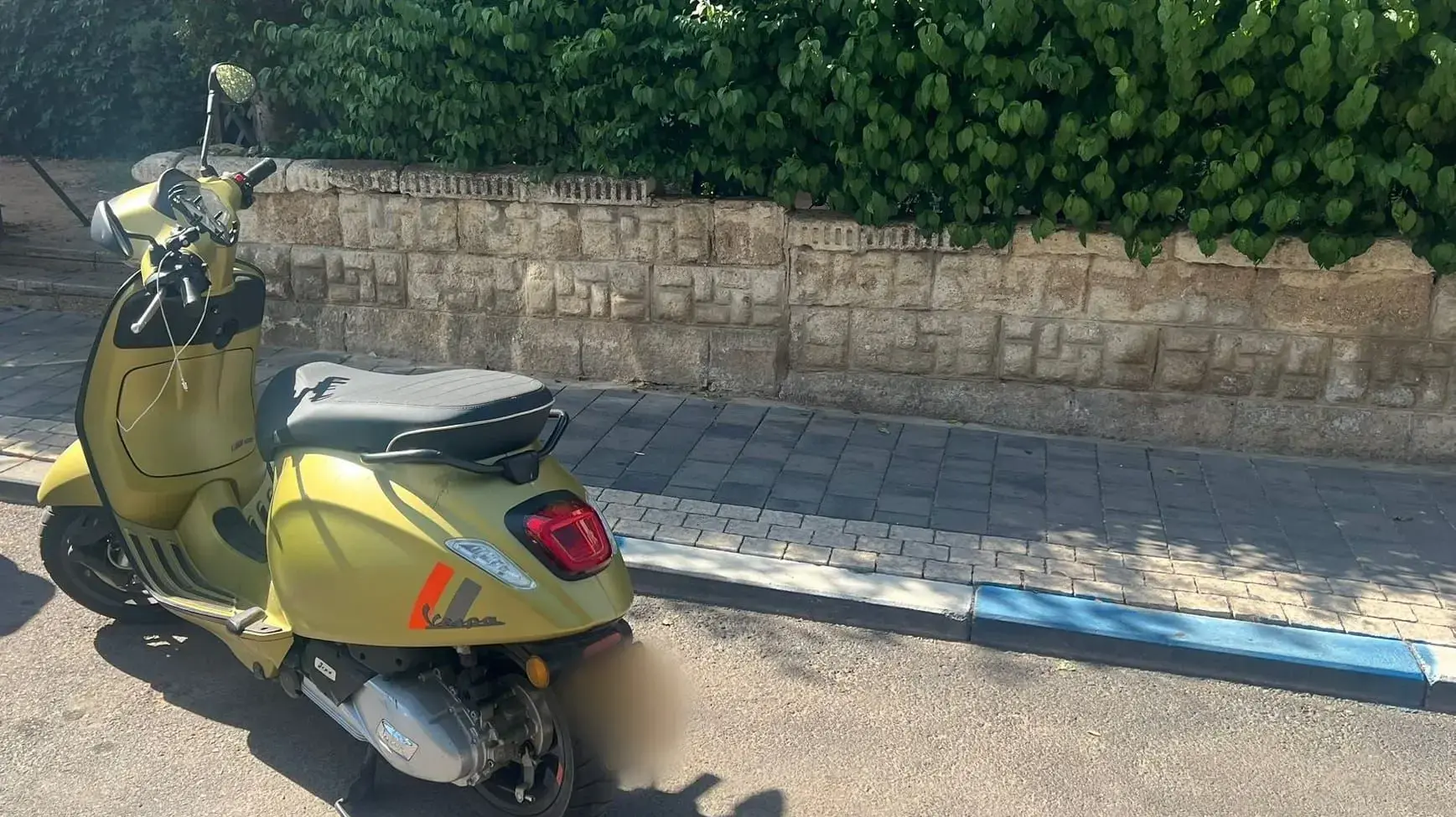 הקטנוע עליו נסע אור בן מלך הקטנוע עליו נסע אור בן מלך