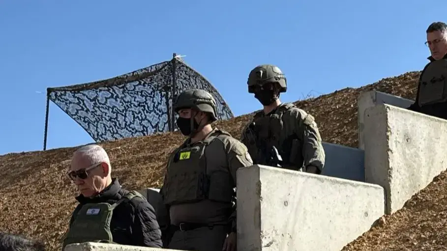 ראש הממשלה בנימין נתניהו בסיור בסוריה, 19 בנובמבר 2025 ראש הממשלה בנימין נתניהו בסיור בסוריה, 19 בנובמבר 2025