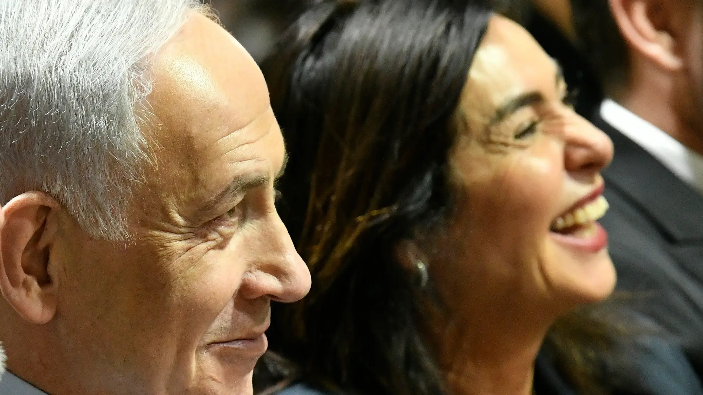 רה"מ בנימין נתניהו, שרת התחבורה מירי רגב, טקס הארכת הקו האדום של הרכבת הקלה לראשון לציון, 25 בדצמבר 2025 רה"מ בנימין נתניהו, שרת התחבורה מירי רגב, טקס הארכת הקו האדום של הרכבת הקלה לראשון לציון, 25 בדצמבר 2025