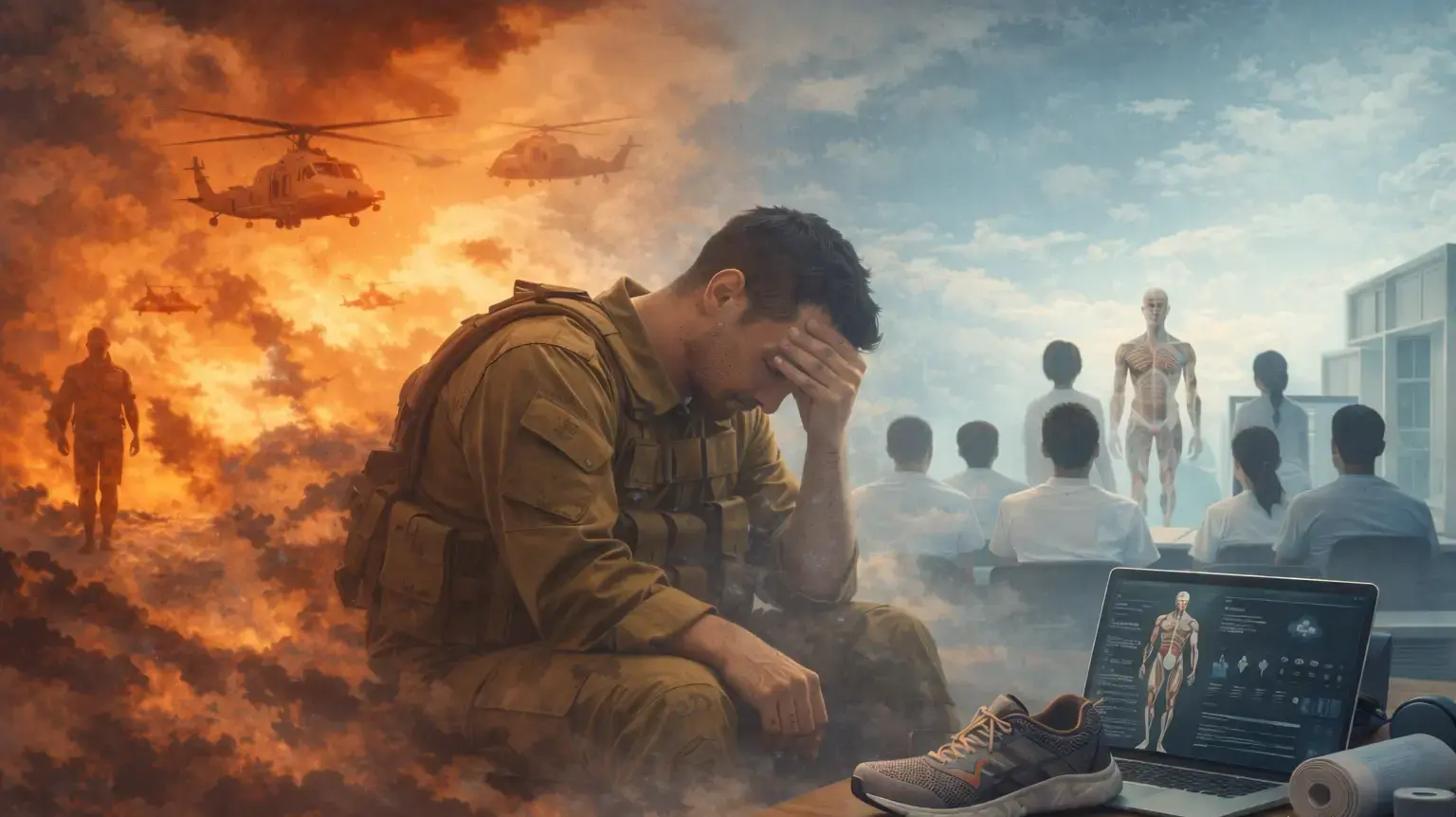סטודנטים ישראלים נעים בין ספסל הלימודים לשדה הקרב ושוב בחזרה סטודנטים ישראלים נעים בין ספסל הלימודים לשדה הקרב ושוב בחזרה