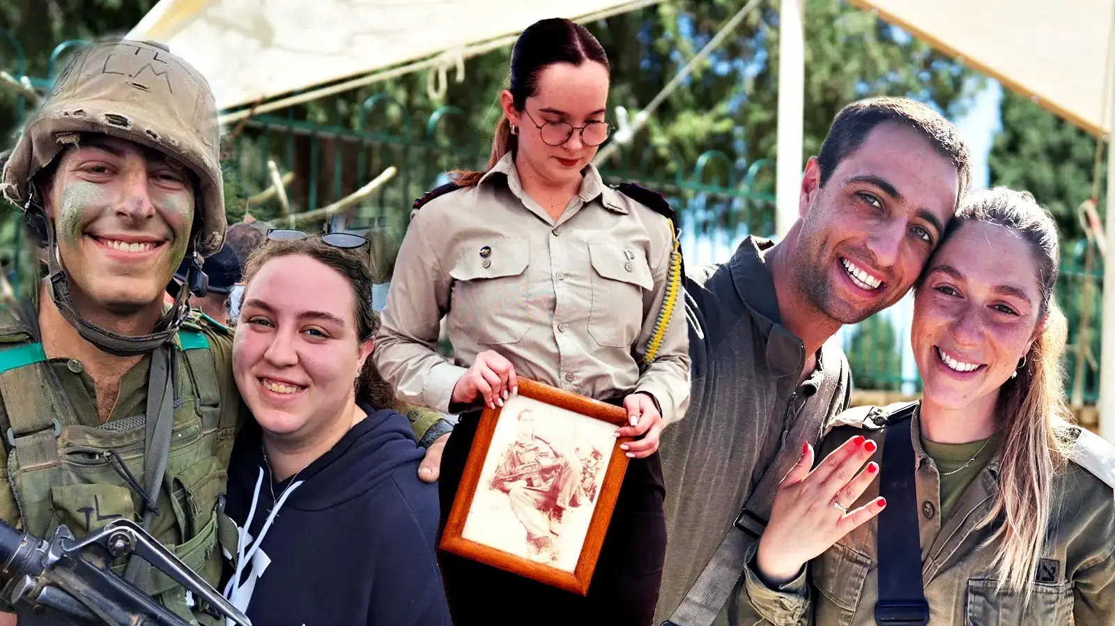 יובל שרייבמן ובעלה הוד, ענבל הר והדוד רועי דומב, נועם ליבוביץ והאח תומר יובל שרייבמן ובעלה הוד, ענבל הר והדוד רועי דומב, נועם ליבוביץ והאח תומר