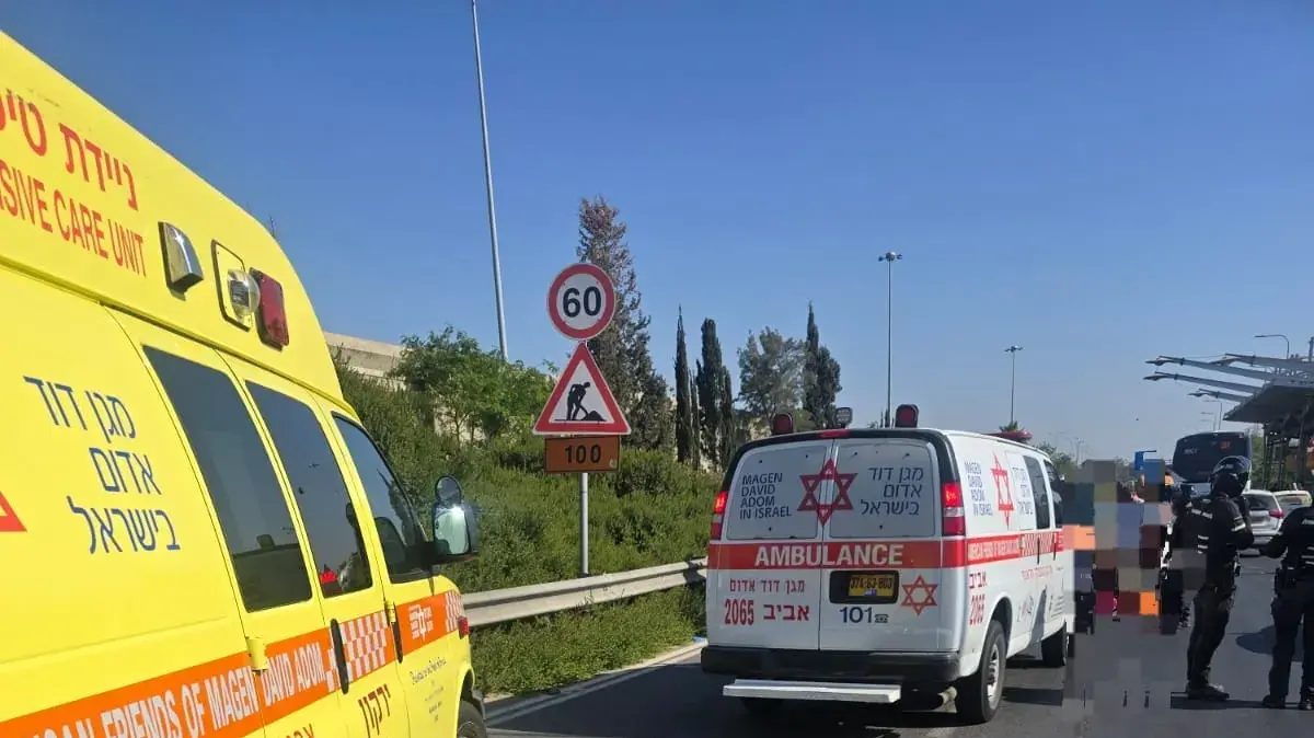 תאונת דרכים מחלף מסובים תאונת דרכים מחלף מסובים