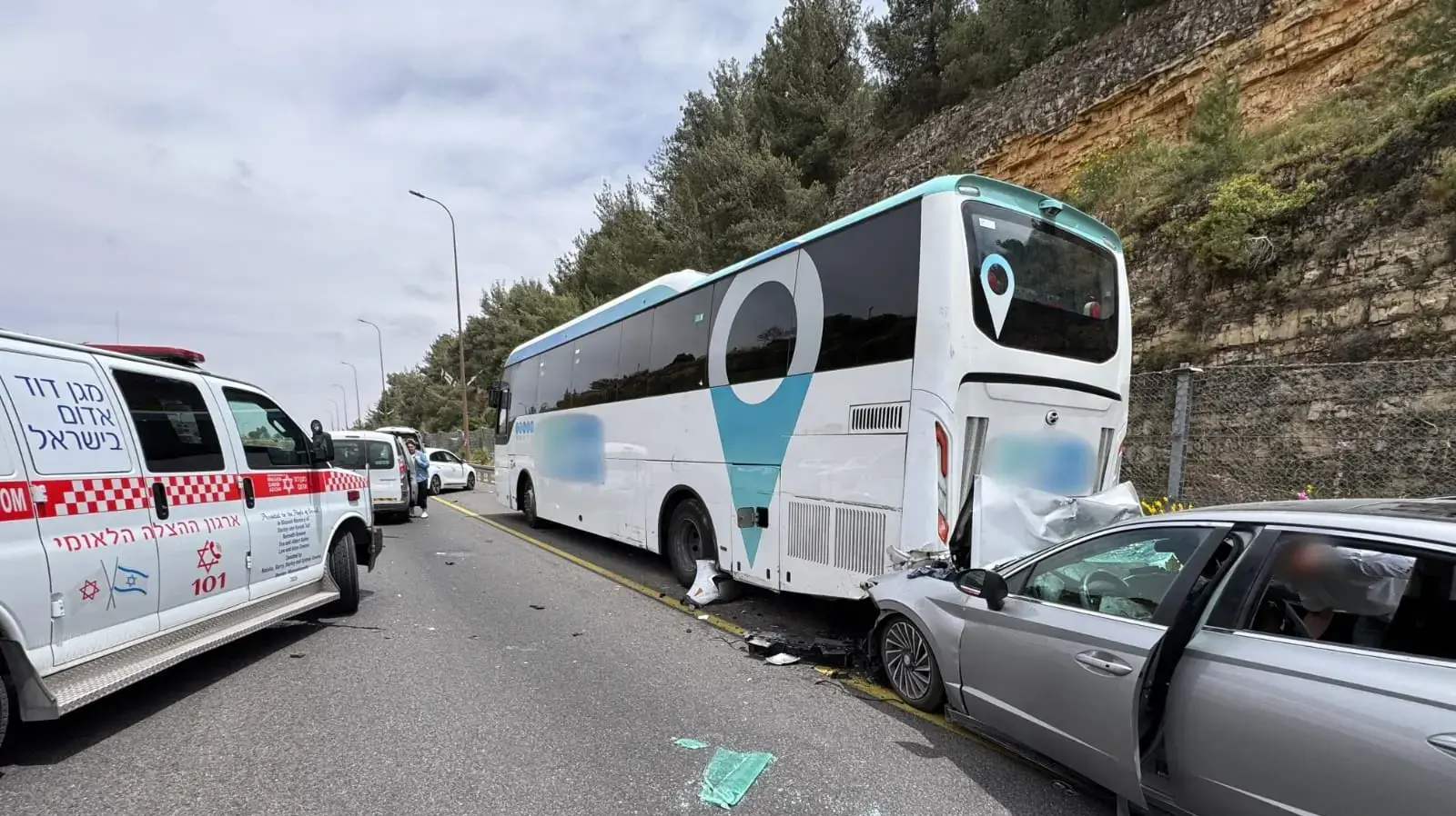 תאונה כביש 1 תאונה כביש 1