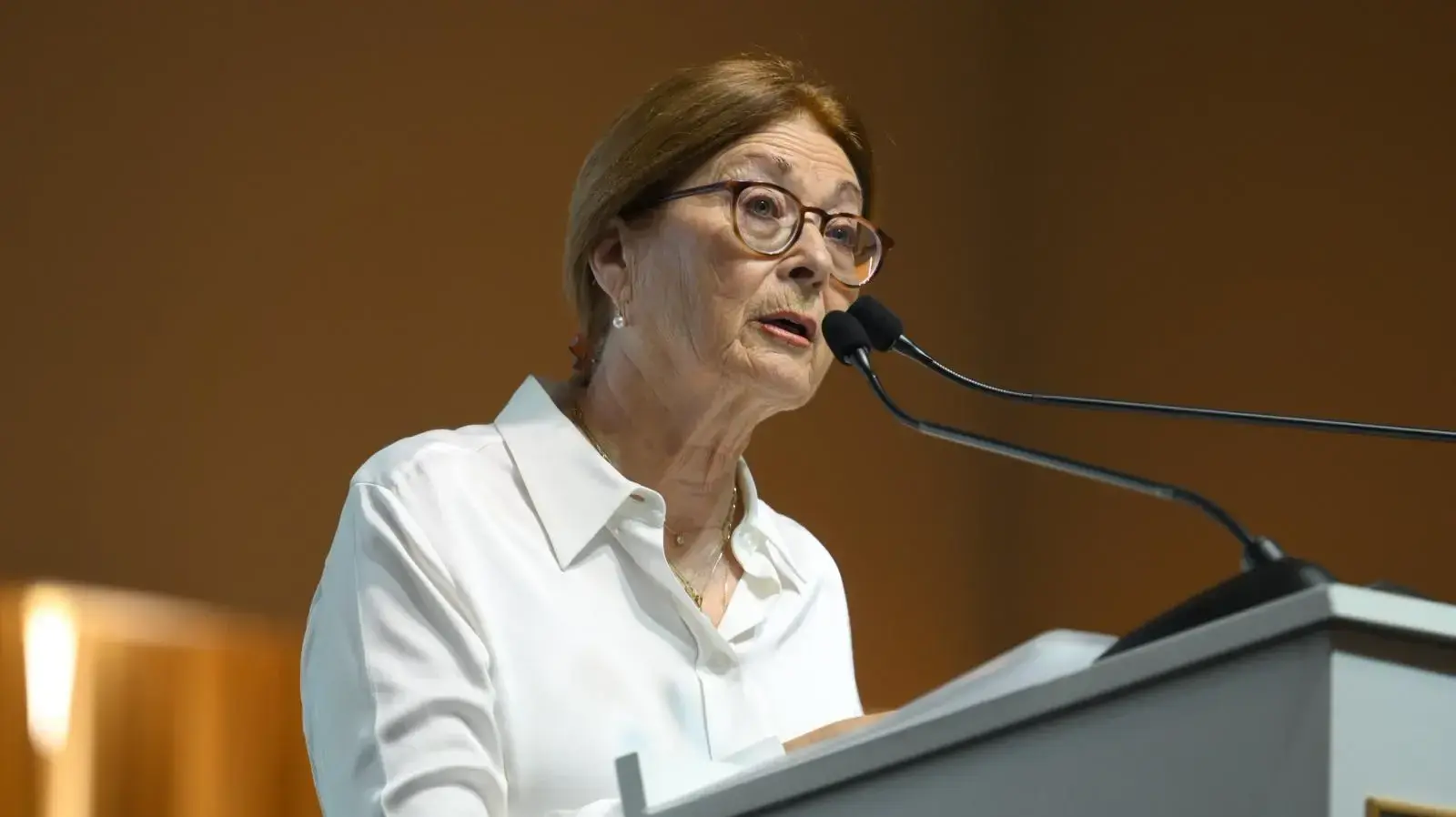נשיאת בית המשפט העליון בדימוס, השופטת אסתר חיות, בכנס ההנהגות ה-11 של התנועה הקיבוצית נשיאת בית המשפט העליון בדימוס, השופטת אסתר חיות, בכנס ההנהגות ה-11 של התנועה הקיבוצית