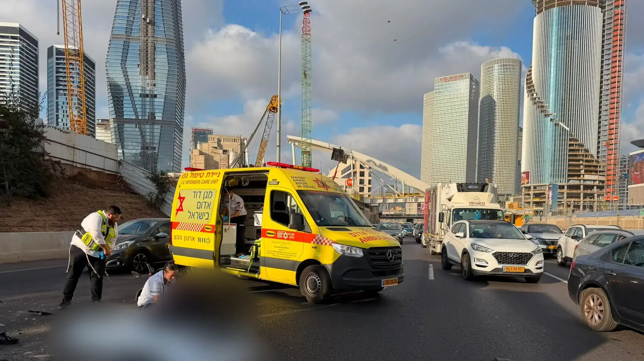 רוכב אופנוע נהרג לאחר שנפגע מרכב בכביש 20 סמוך למחלף השלום, 21 ביוני 2026 רוכב אופנוע נהרג לאחר שנפגע מרכב בכביש 20 סמוך למחלף השלום, 21 ביוני 2026
