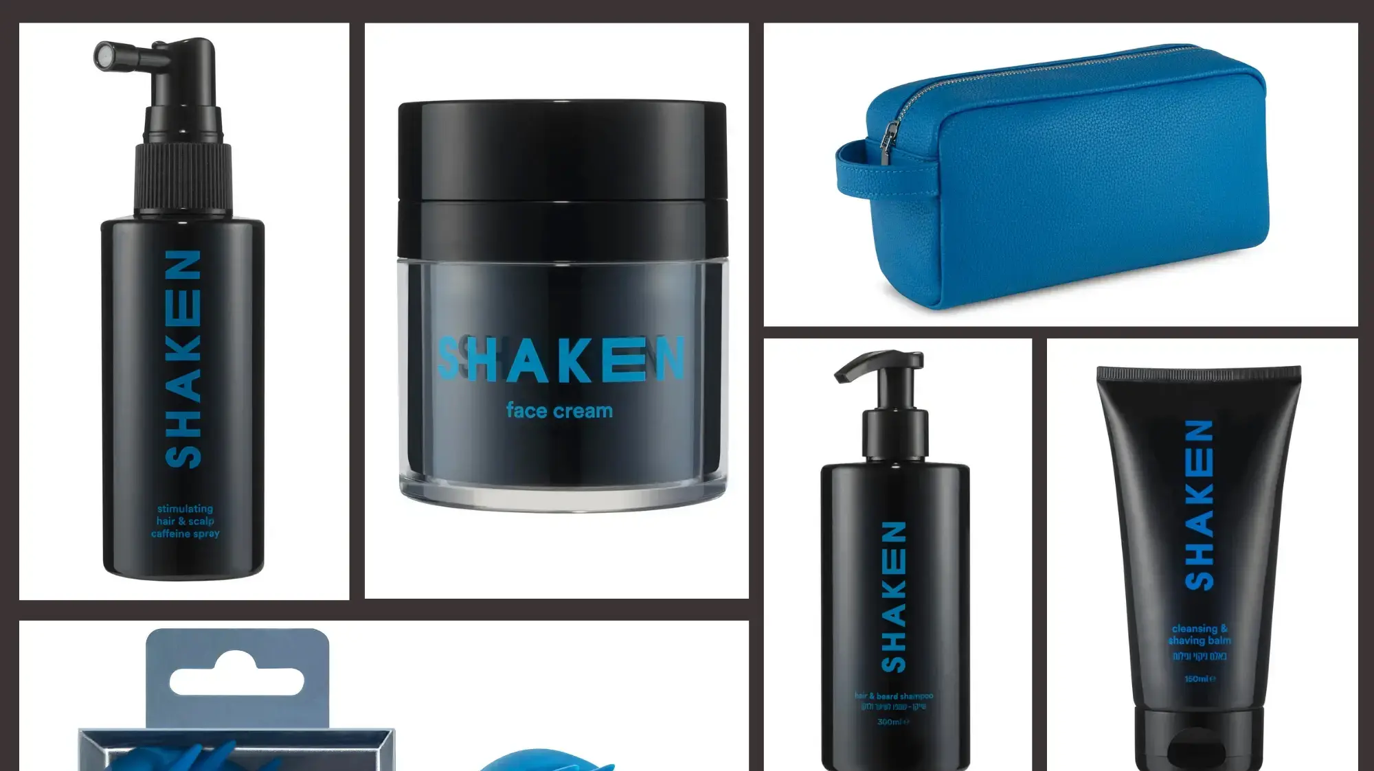 'SHAKEN' מותג טיפוח חדש לגברים 'SHAKEN' מותג טיפוח חדש לגברים
