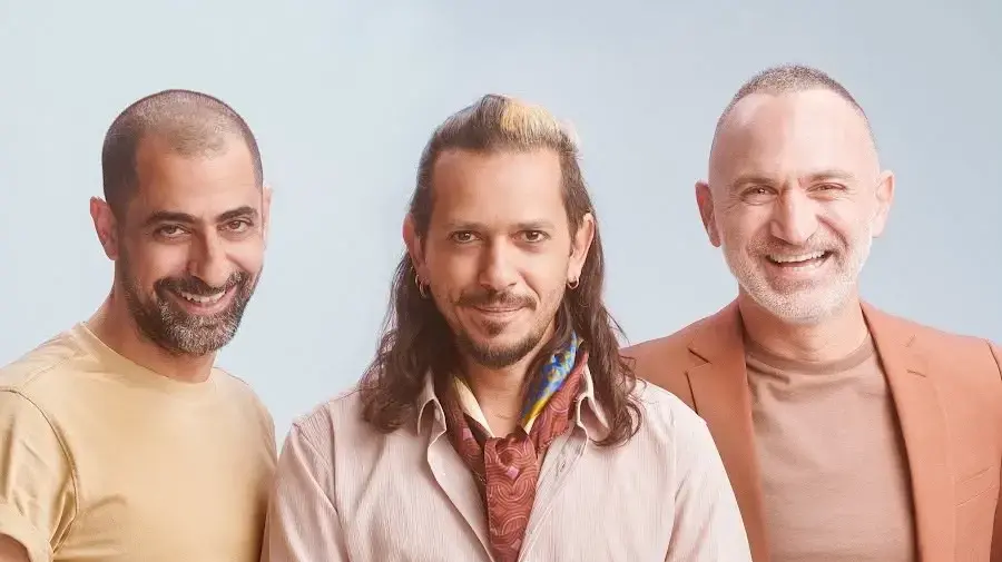 השלישייה המלוכדת. ציון ברוך, שלום מיכאלשווילי ואסי ישראלוף השלישייה המלוכדת. ציון ברוך, שלום מיכאלשווילי ואסי ישראלוף