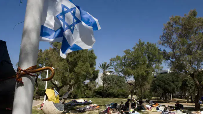 פליטים בגן העצמאות פליטים בגן העצמאות