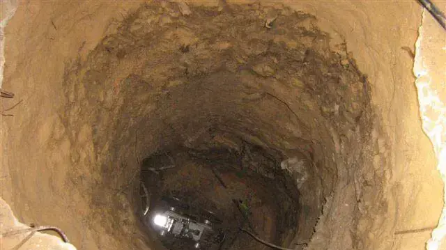 מנהרה שנחשפה על ידי כוחות גבעתי, שריון והנדסה מנהרה שנחשפה על ידי כוחות גבעתי, שריון והנדסה