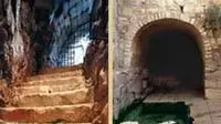 מראה של היציאה מנקבת השילוח (י) בעיר דוד (מאתר פיקסטרוול) מראה של היציאה מנקבת השילוח (י) בעיר דוד (מאתר פיקסטרוול)