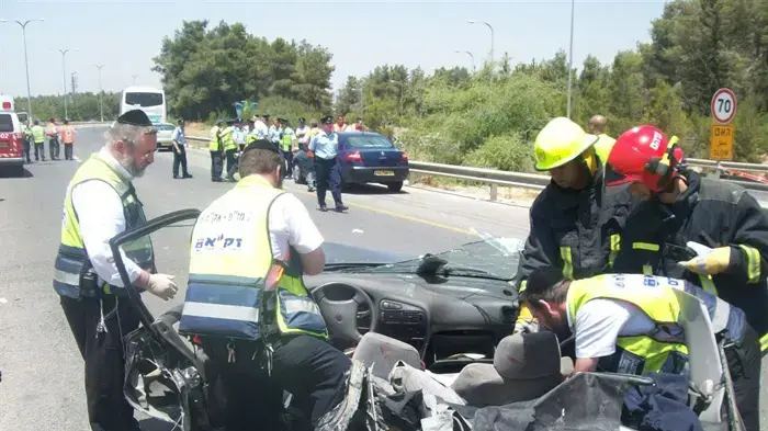 תאונת דרכים קטלנית בכביש 443 מכבים תאונת דרכים קטלנית בכביש 443 מכבים