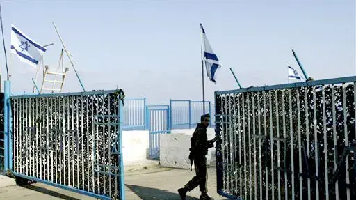 הצד הישראלי של מעבר הגבול בראש הנקרה