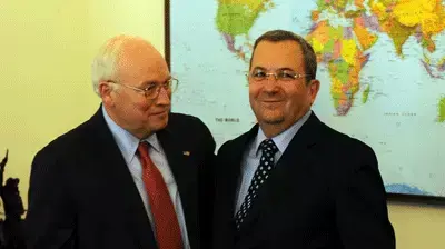 שר הביטחון אהוד ברק נפגש עם סגן נשיא ארה"ב ריצ'ארד צ'ייני שר הביטחון אהוד ברק נפגש עם סגן נשיא ארה"ב ריצ'ארד צ'ייני