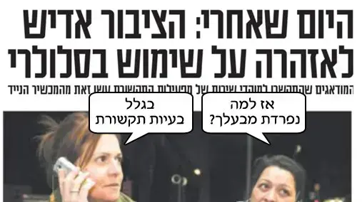 זוג בכותרות מתוך ישראל היום