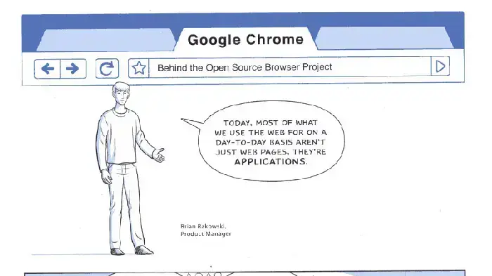 Google Chrome מתוך הקומיקס Google Chrome מתוך הקומיקס