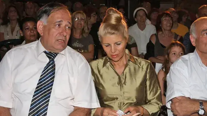 ראש העיר חיפה יונה יהב ואשתו ראש העיר חיפה יונה יהב ואשתו