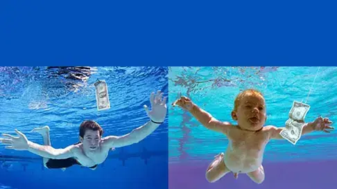 שחזור עטיפת האלבום Nevermind שחזור עטיפת האלבום Nevermind