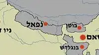 צפון הודו - מפה צפון הודו - מפה