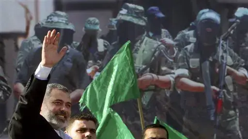 איסמעיל הניה, עצרת לציון 21 שנה לחמאס איסמעיל הניה, עצרת לציון 21 שנה לחמאס