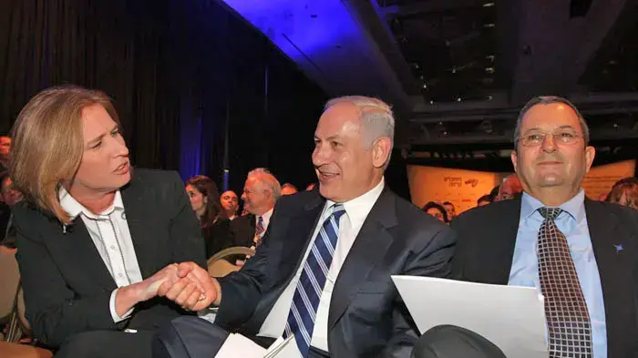 לבני נתניהו וברק בוועידת העסקים לבני נתניהו וברק בוועידת העסקים