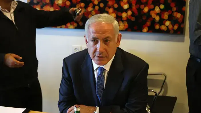 יו"ר הליכוד בנימין נתניהו במסיבת עיתונאים יו"ר הליכוד בנימין נתניהו במסיבת עיתונאים