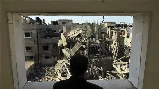 הריסות בעזה לאחר תקיפת צה"ל הריסות בעזה לאחר תקיפת צה"ל