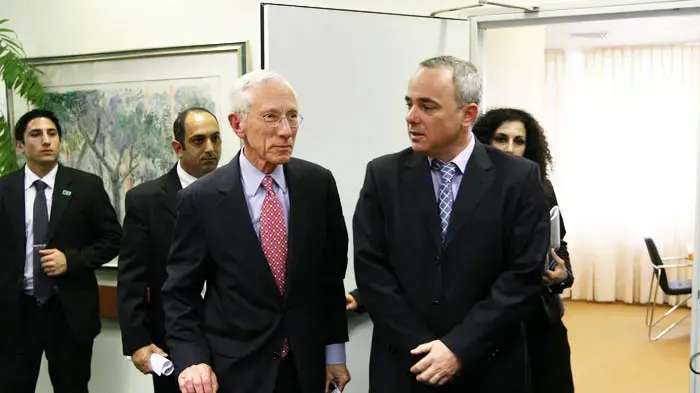 פגישת שר האוצר יובל שטייניץ עם סטנלי פישר פגישת שר האוצר יובל שטייניץ עם סטנלי פישר
