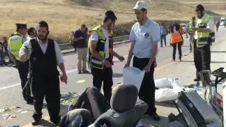 תאונת דרכים בכביש הבקעה בה נהרגו חמישה בני משפחה תאונת דרכים בכביש הבקעה בה נהרגו חמישה בני משפחה
