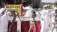 מייצג אומנותי מול הכנסת בהשתתפות מגמה ירוקה ואמיליו מוגילנר (אילון מוגילנר) מייצג אומנותי מול הכנסת בהשתתפות מגמה ירוקה ואמיליו מוגילנר (אילון מוגילנר)