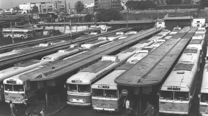 התחנה המרכזית בתל אביב 1970 התחנה המרכזית בתל אביב 1970