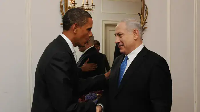 רה"מ בנימין נתניהו ונשיא ארה"ב ברק אובמה בפסגה בניו יורק רה"מ בנימין נתניהו ונשיא ארה"ב ברק אובמה בפסגה בניו יורק