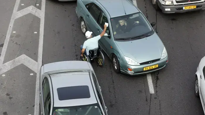 הפגנת נכי צה"ל בתל אביב נובמבר 2009 הפגנת נכי צה"ל בתל אביב נובמבר 2009