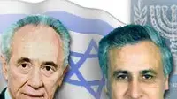 אילוסטרציה שמעון פרס משה קצב אילוסטרציה שמעון פרס משה קצב