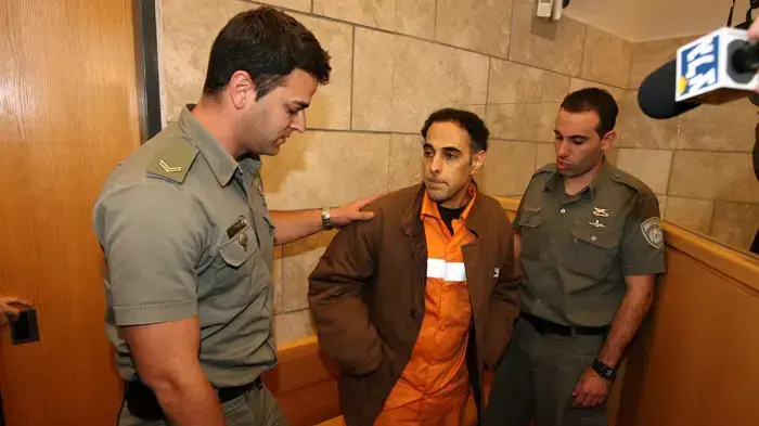 יגאל עמיר בדיון על תנאי מאסרו ינואר 2010 יגאל עמיר בדיון על תנאי מאסרו ינואר 2010