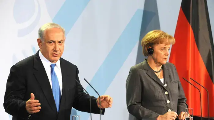 בנימין נתניהו ואנגלה מרקל בברלין בנימין נתניהו ואנגלה מרקל בברלין