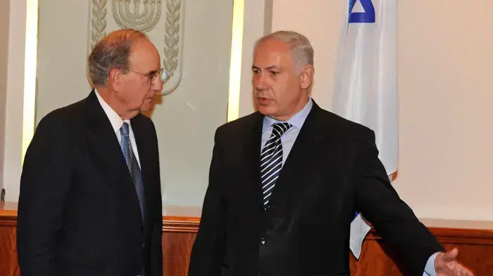 בנימין נתניהו, ג'ורג' מיטשל בנימין נתניהו, ג'ורג' מיטשל