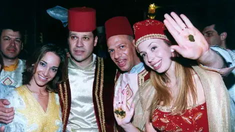 חגיגת החינה של רפי עגיב, מבעלי הפועל תל-אביב בכדורגל חגיגת החינה של רפי עגיב, מבעלי הפועל תל-אביב בכדורגל
