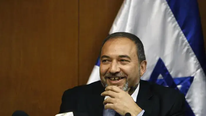 שר החוץ אביגדור ליברמן בישיבת סיעת ישראל ביתנו