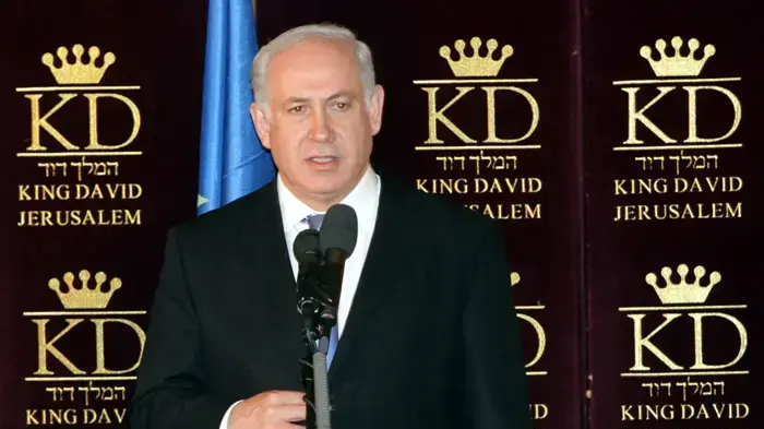 ראש הממשלה בנימין נתניהו נואם בפני שגרירי אירופה ינואר 2010 ראש הממשלה בנימין נתניהו נואם בפני שגרירי אירופה ינואר 2010