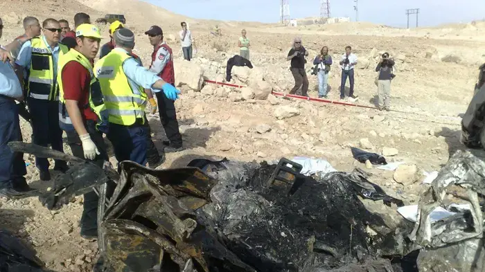 חמישה הרוגים בתאונה בצומת הערבה פברואר 2010 חמישה הרוגים בתאונה בצומת הערבה פברואר 2010