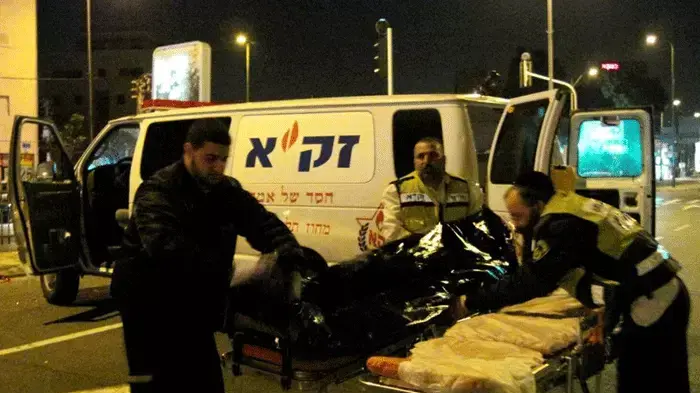 תאונה בתל אביב ברחוב מנחפ בגין