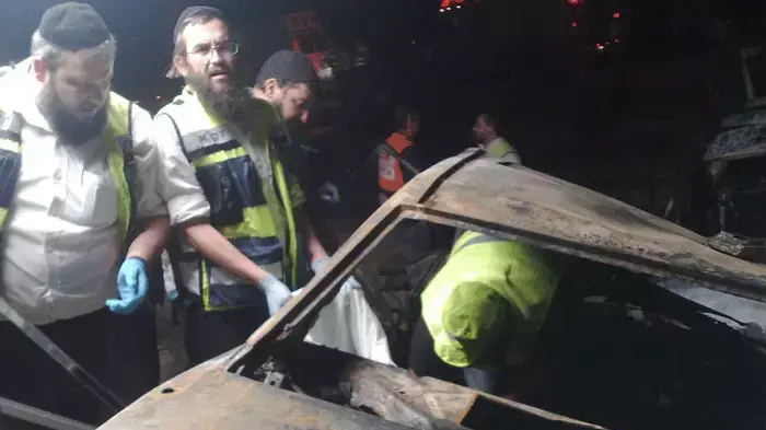 ארבעה בני אדם נהרגו בתאונה בצומת רמת חובב ארבעה בני אדם נהרגו בתאונה בצומת רמת חובב