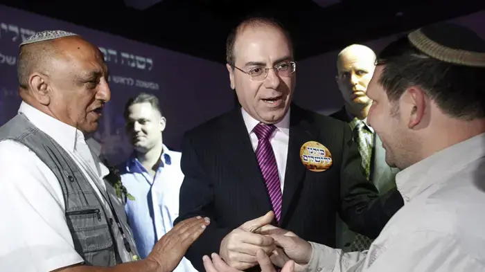 סילבן שלום בכנס הסברה מרץ 2010 סילבן שלום בכנס הסברה מרץ 2010